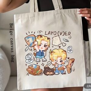 新品未使用!!BTS V テヒョン テテ 「LAYOVER」トートバッグ