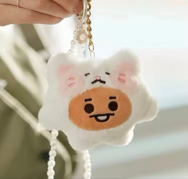 BT21 FLUFFY シリーズSHOOKY ベビー ぬいぐるみキーリング