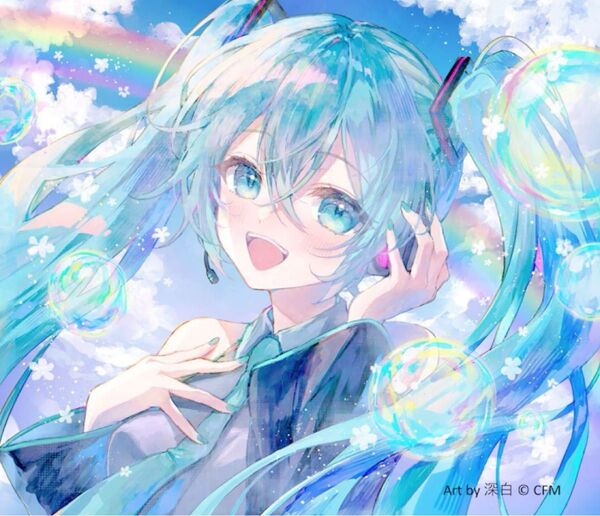 WALLHACK SP-004HATSUNE MIKU 初音ミク ガラスマウスパ