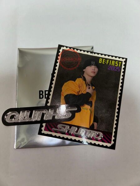 GRIT シークレットステッカー2枚セット BE:FIRST SHUNTO