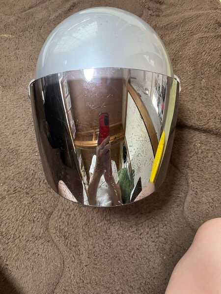 バイクヘルメット ジェットヘルメット ガンメタ