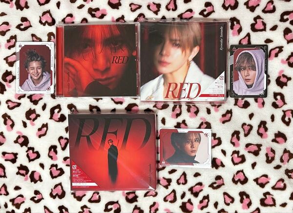 特典 ビジュアルカード付き 山田涼介 RED 初回限定盤1 初回限定盤2 通常盤 3形態セット Blu-ray
