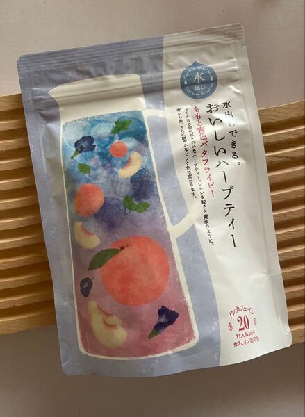 生活の木】水出しハーブティー ももと青色バタフライピー(3.5g×20包)
