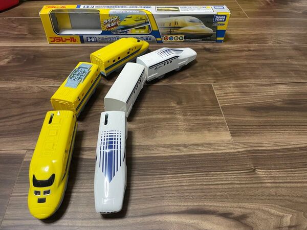 プラレール ライト付ドクターイエロー&超電導リニアL0系