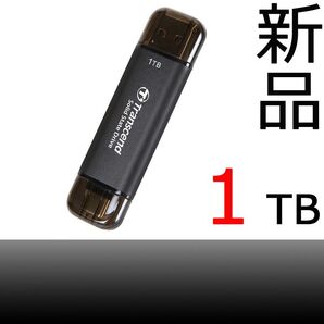 【新品】スティックSSD 1TB Transcend デュアルコネクタ TS1TESD310C 【未開封】