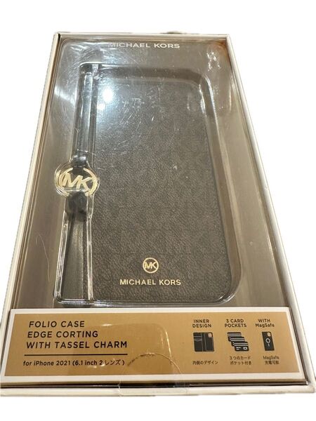 MICHAEL KORS iPhone2021用ケース 手帳型