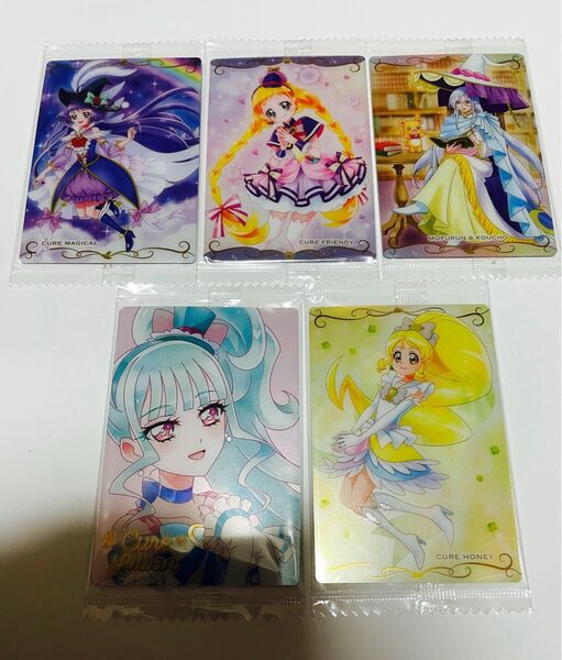 プリキュアカードウエハース11 5点セット