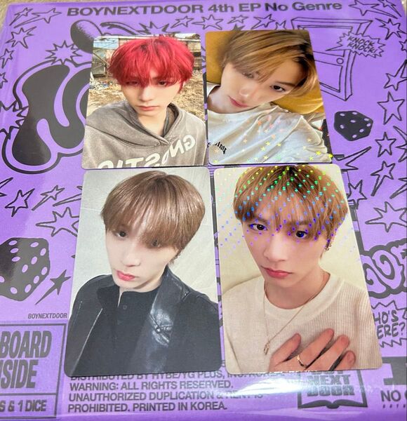 BOYNEXTDOOR NO GENRE Board Game ver テサン