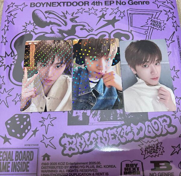 BOYNEXTDOOR NO GENRE Board Game ver リウ