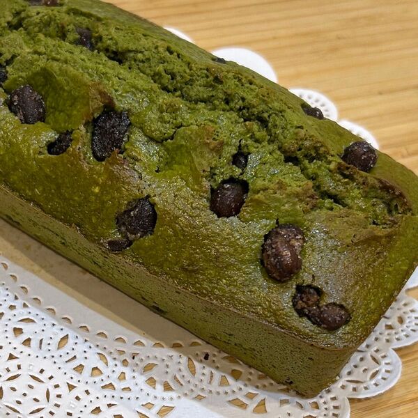 抹茶&あずきのオートミール100%パウンドケーキ(グルテンフリー)