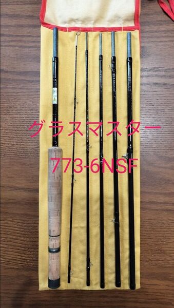 ティムコ グラスマスター 773-6NSF 7ft7in #3 6ピース(渋谷直人モデル) フライロッド