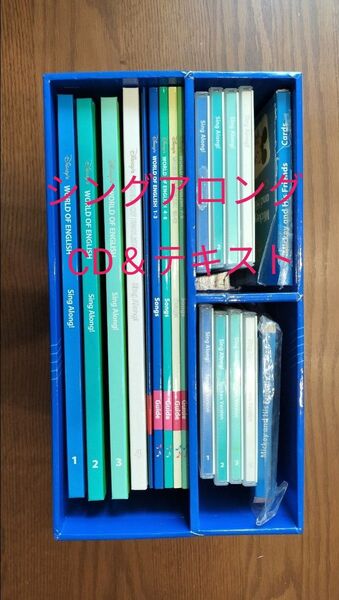 【美品】ディズニー英語システム シングアロング CD&テキストセット DWE 2013年 旧子役