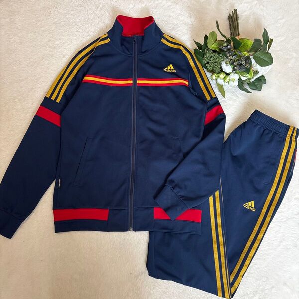 adidas スペイン柄 ジャージ上下セットアップ Mサイズ トラックジャケット