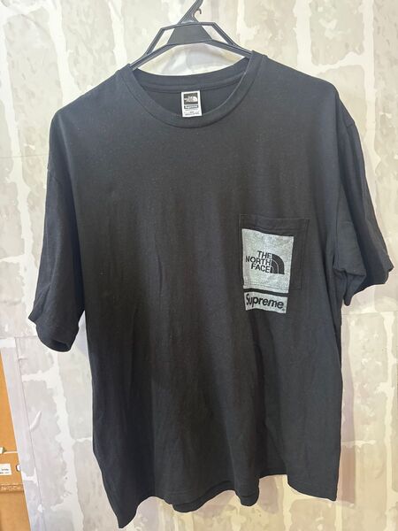 Supreme × The North Face Printed Pocket Tee BLACK Mサイズ