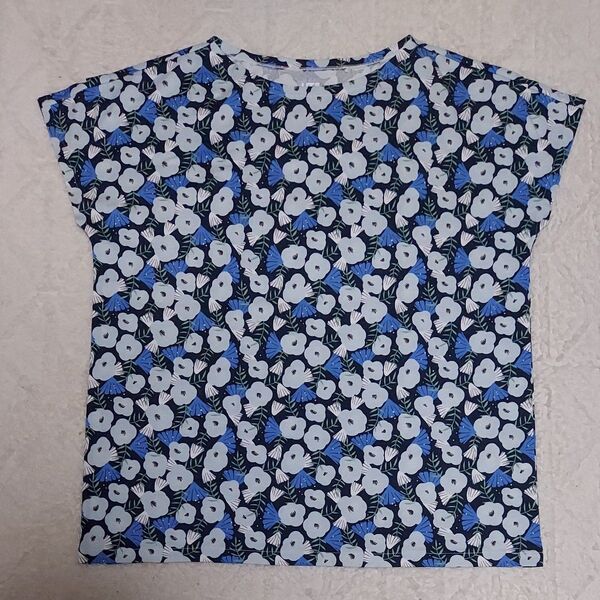 ユニクロ フィンレイソン フレンチスリーブ Tシャツ 花柄 M