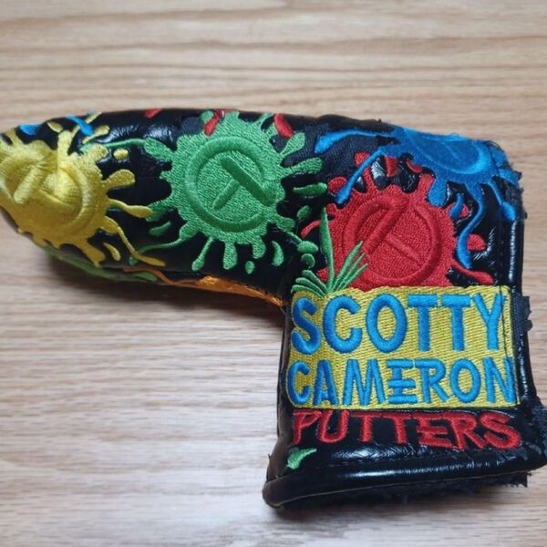 SCOTTY CAMERON カラフルヘッドカバー パター用 スコッティーキャメロン ゴルフヘッドカバー パターカバー ピンタイプ