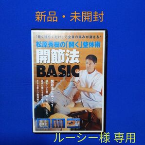 松原秀樹の「開く」整体術開節法Basic