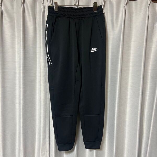 NIKE ナイキ 刺繍 ジャージ ブラック パンツ トレーニング スポーツウェア メンズ Sサイズ トラックパンツ ジャガーパンツ