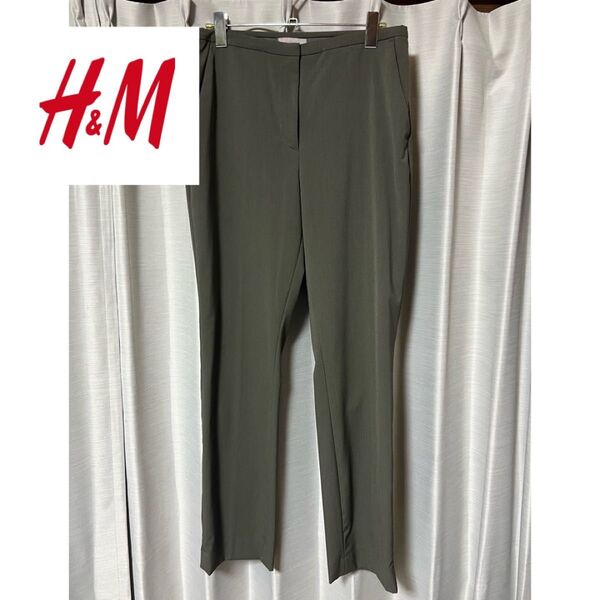 H&M エイチアンドエム テーパードパンツ スラックス センタープレス パンツ スラックス オフィス オフィスカジュアル