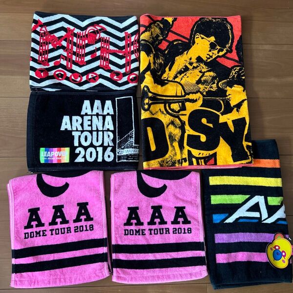 AAA ツアーグッズ マフラータオル 6枚 まとめ売り