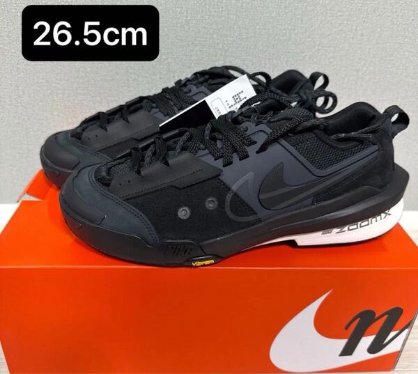26.5cm sacai × NIKE Zegamadome Black ナイキ サカイ ゼガマ ブラック