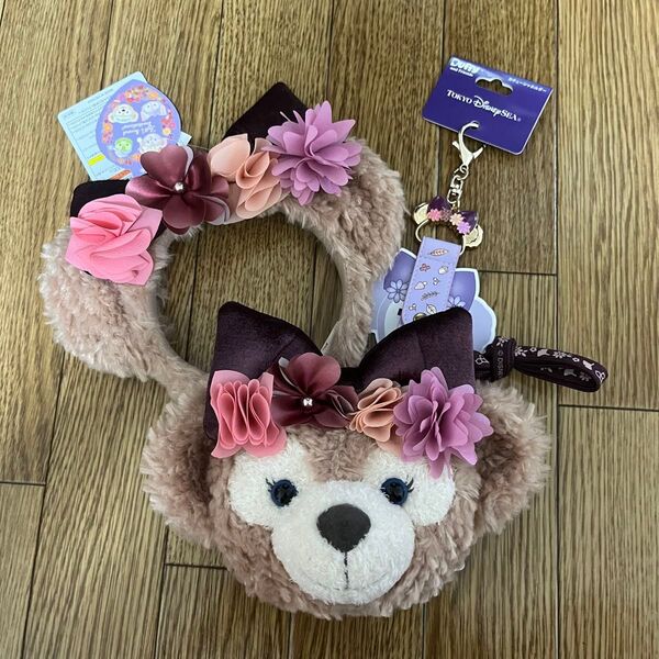 新品未使用 タグ付き ディズニー シェリーメイ カチューシャ カチューシャホルダー パスケース フォールズサウンドインビテーション