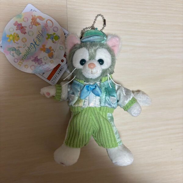 新品未使用 タグ付き お顔厳選 ジェラトーニ 20周年 カラフルハピネス ぬいぐるみチャーム ぬいぐるみバッジ ぬいば TDS
