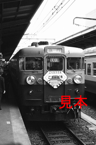 鉄道写真、35ミリネガデータ、04650780014、臨時ごくろうさまごてんば号（165系）、東京駅、1985.03.10、（2906×1927）