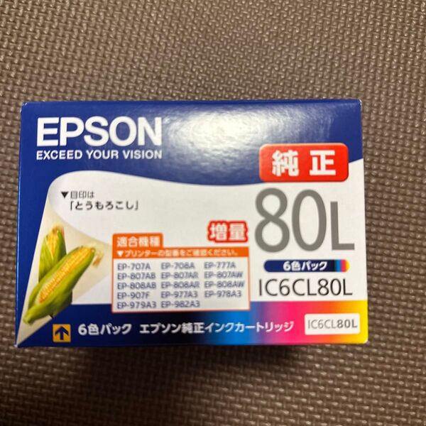 エプソンインクカートリッジ IC6CL80L とうもろこし