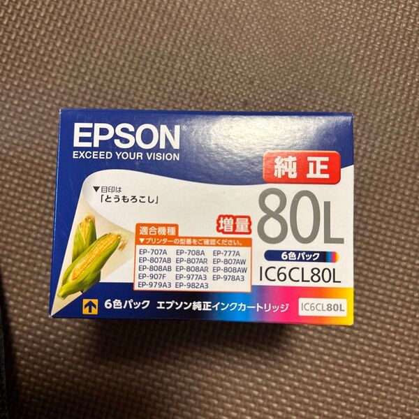 エプソン インクカートリッジ IC6CL80L とうもろこし