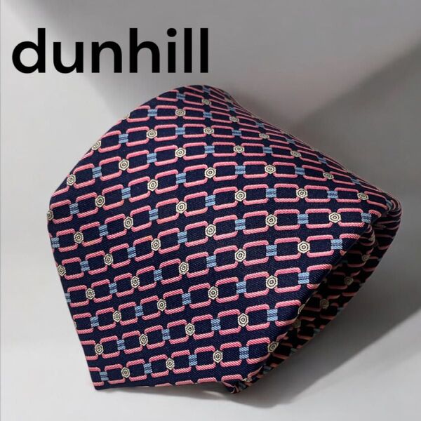dunhillダンヒル ネクタイ シルク ピンク系