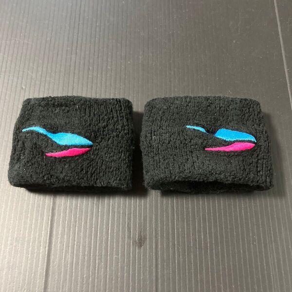 ラディカルフィットネス リストバンド ブラック×ピンク×水色2個セット