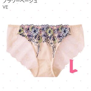 エメフィール aimerfeel ショーツ パンティ 花柄レースショーツ L