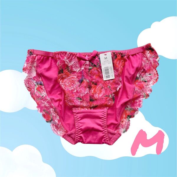 エメフィール aimerfeel ショーツ パンツ パンティ シングルコード エロ可愛い 花柄レース M