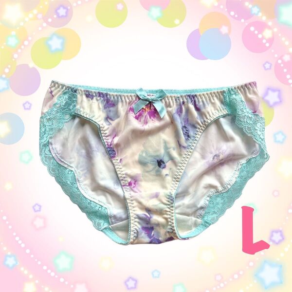 エメフィール aimerfeel ショーツ パンツ パンティ 花柄 総柄 完売品 L