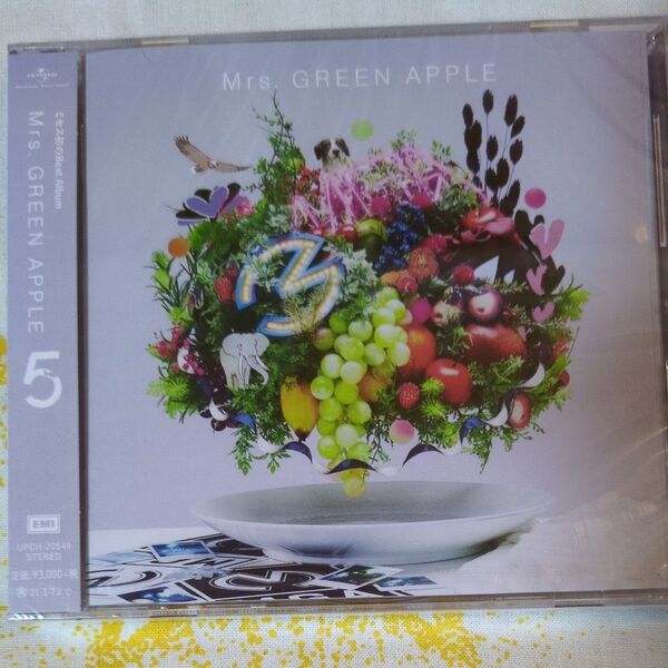 5 (通常盤)ミセスグリーンアップル Mrs.GREEN APPLE ミセス初のベストアルバム 新品未開封