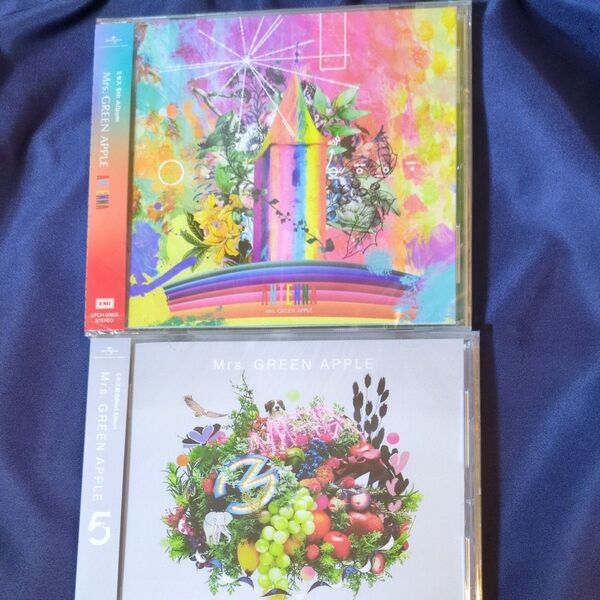 ANTENNA (通常盤)/5(通常盤)アルバム 2点セット 新品未開封 ミセスグリーンアップル Mrs.GREEN APPLE