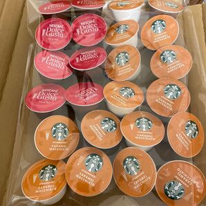 ドルチェグスト カプセル ミルクティー8杯分&キャラメルマキアート8杯分 詰合せ ネスレ スターバックス