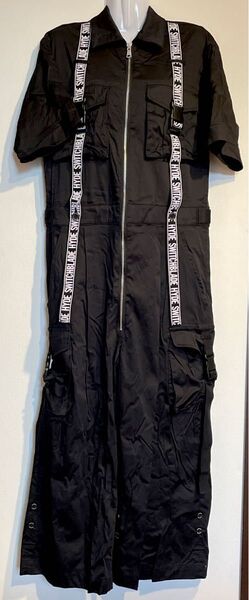 HYDE ジャンプアップスーツ サイズL つなぎ ブラック
