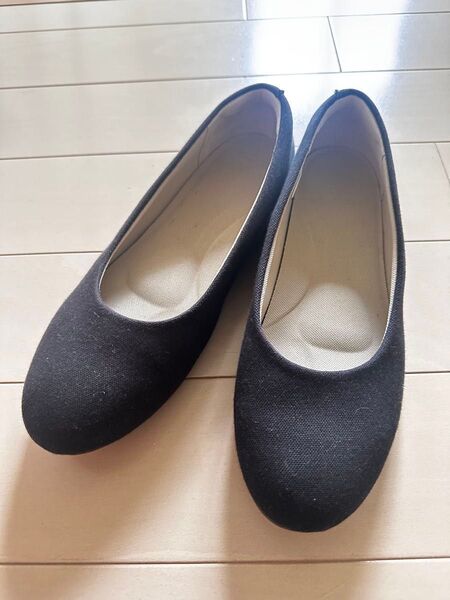 無印良品 パンプス フラット シューズ