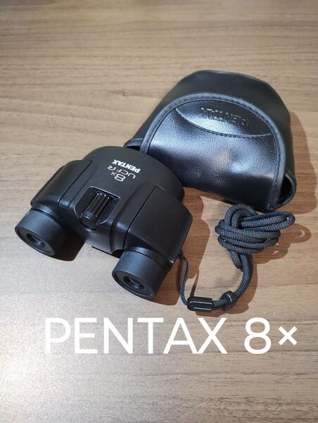 コンパクト双眼鏡 専用ケース付き ペンタックス