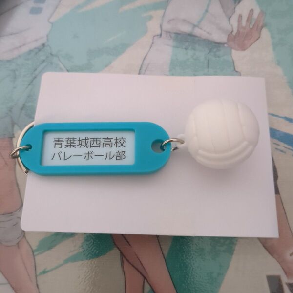 ハイキュー 高校名付き 鍵チャームキーホルダー 青葉城西 青城