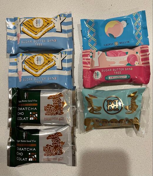 シュガーバターサンドの木他 詰め合わせ 7個セット