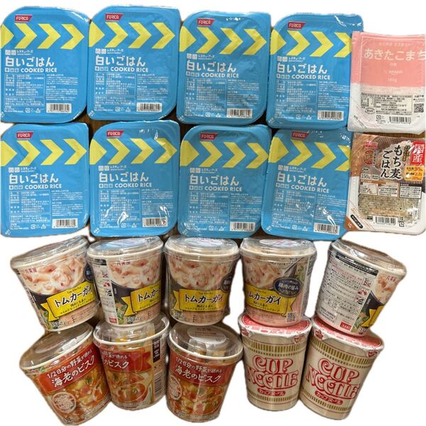 食品まとめ売りパックご飯 カップラーメン スープ 海老ビスク