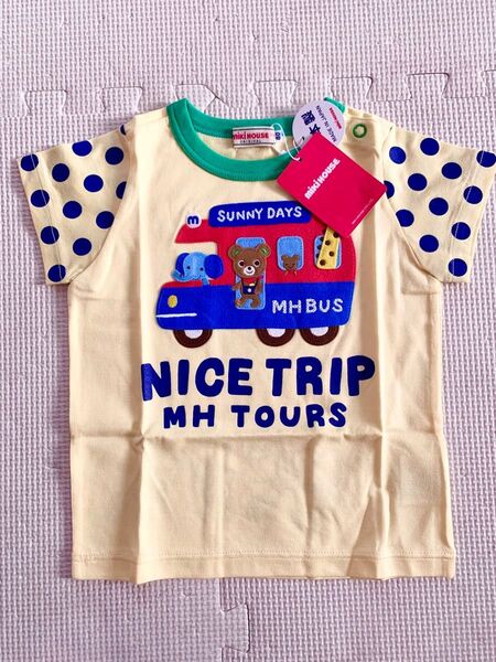 新品 ミキハウス Tシャツ 80