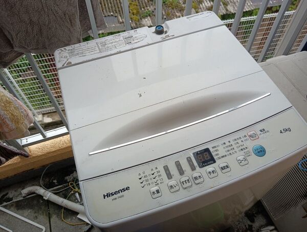 Hisense HW-E4503 4.5kg洗濯機21年購入