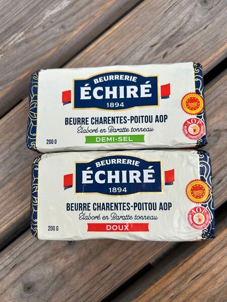 エシレバター 有塩&無塩 200g 2個セット フランスで購入したばかり 発酵バター