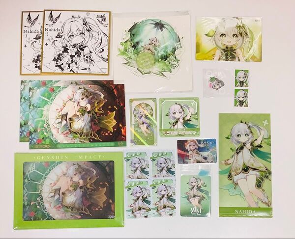 原神 特典 色紙 GIGO アクリルスタンド まとめ売り ナヒーダ
