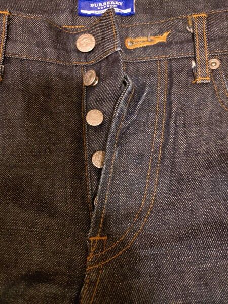 (6月限定価格)バーバリー デニム レディース Lサイズ 美品 BURBERRY BLUE LABEL