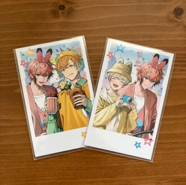 にじさんじ おでかけOriens 赤城ウェン 宇佐美リト 緋八マナ ランダムチェキ風カード